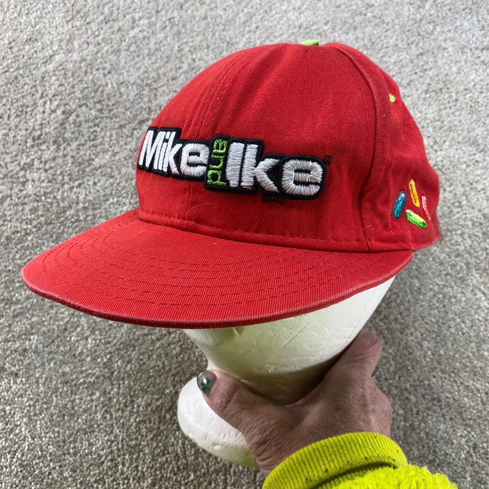 Mike and Ike‎ Snapback Hat Mens OSFM Red Candy Logo Embroidered 2014 Cap
